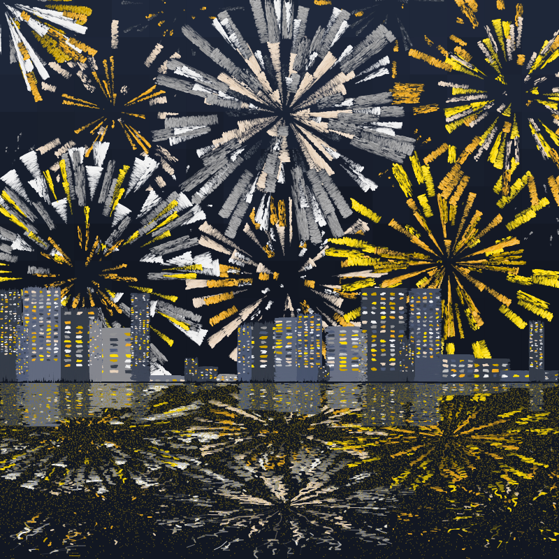 Fireworks #9 static token preview