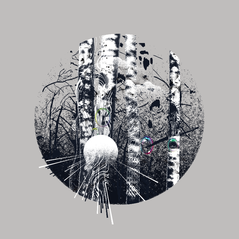 Washed Trees Fluor #45 static NFT preview