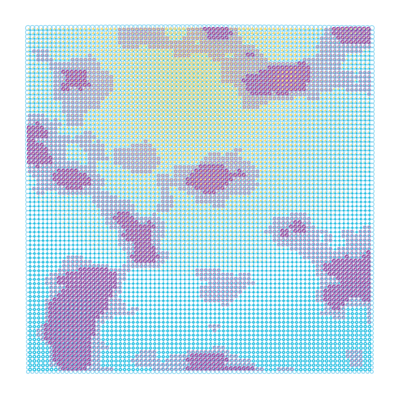 sunset for plotters #46 static NFT preview