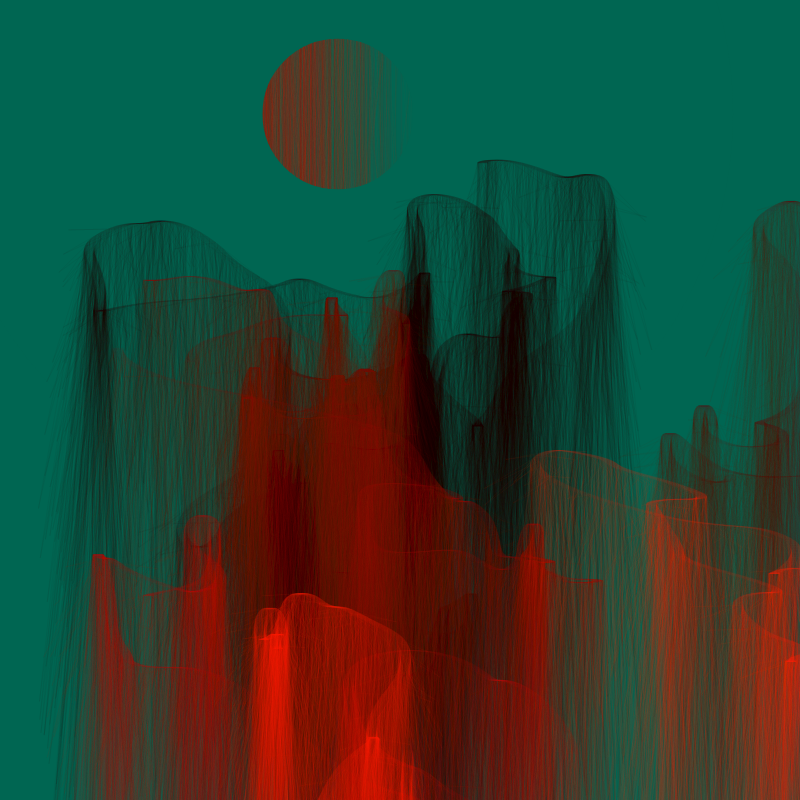 Oneiric plains #68 static NFT preview