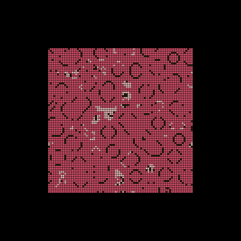 fractal memory cellular automata - FMCA #6 static token preview