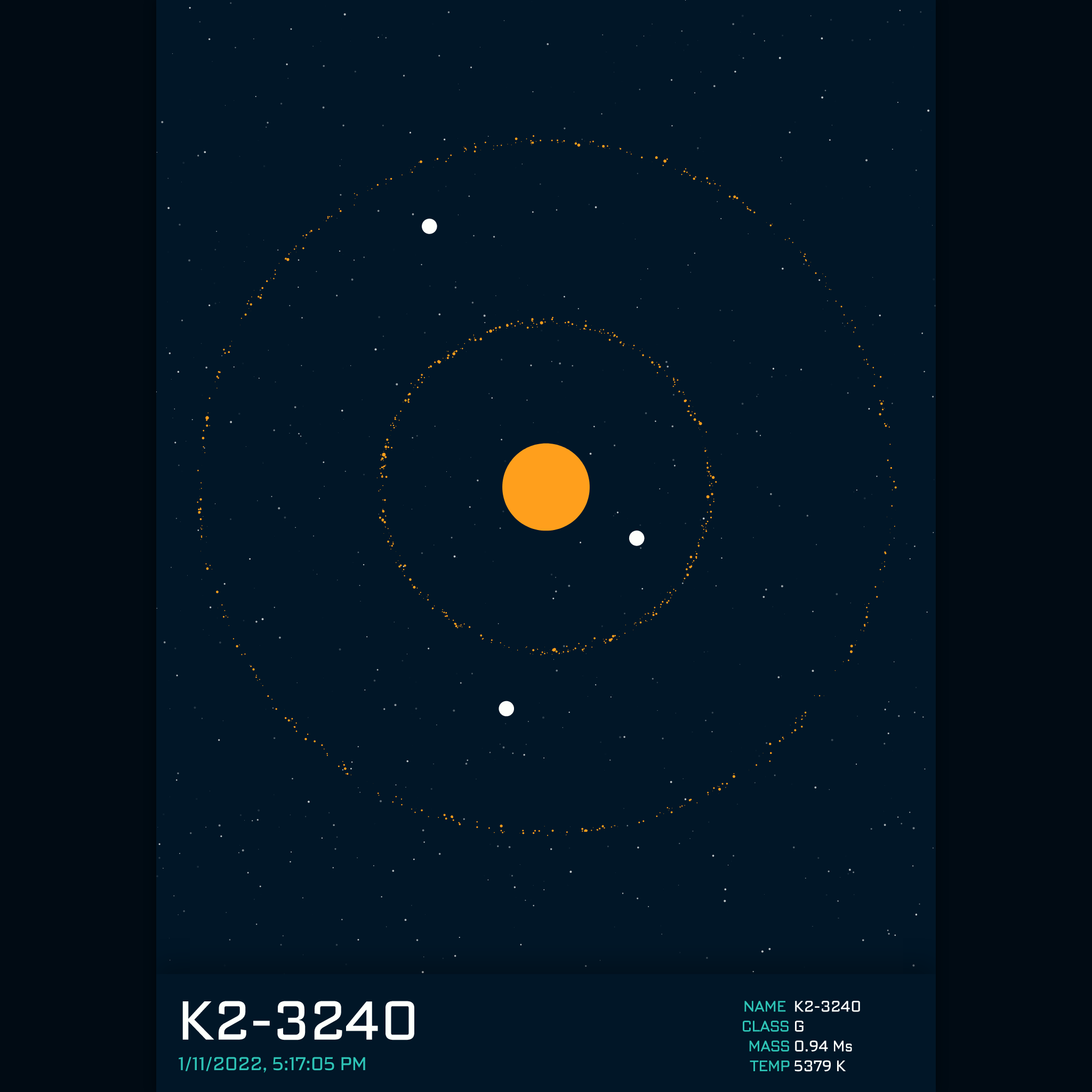 PLANETARY SYSTEM #41 static token preview