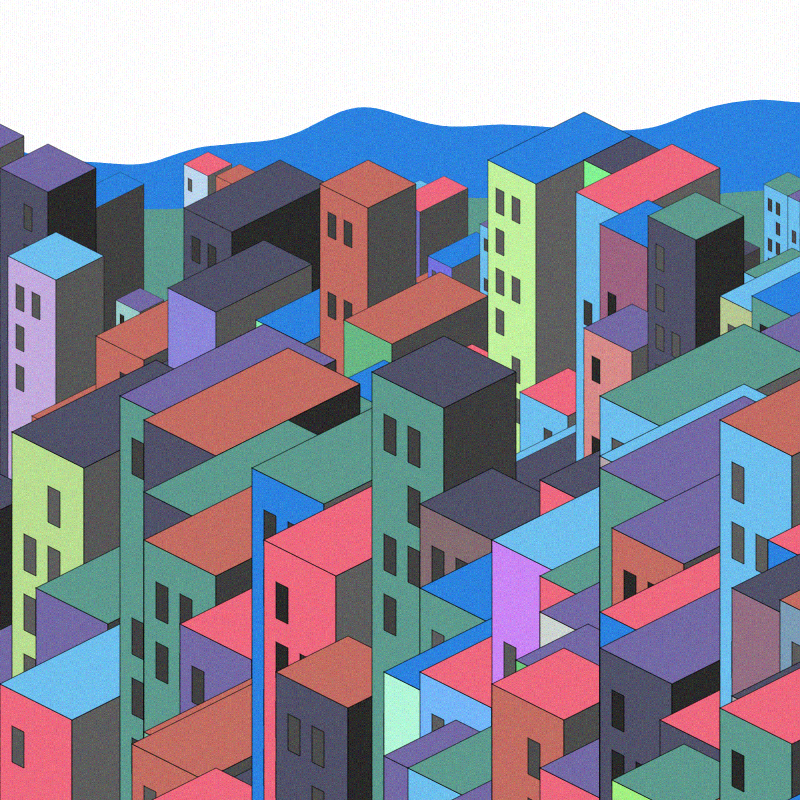 Coloured City #37 static token preview