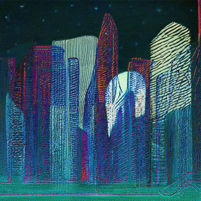 Permutation City #122 static NFT preview
