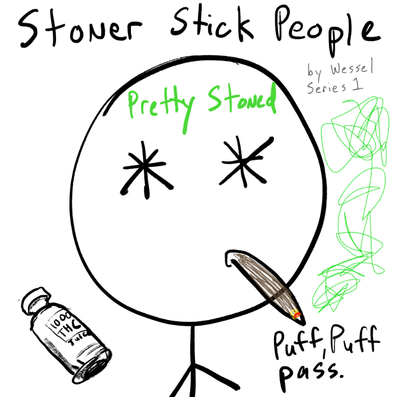 Stoner Stick People #250 static token preview