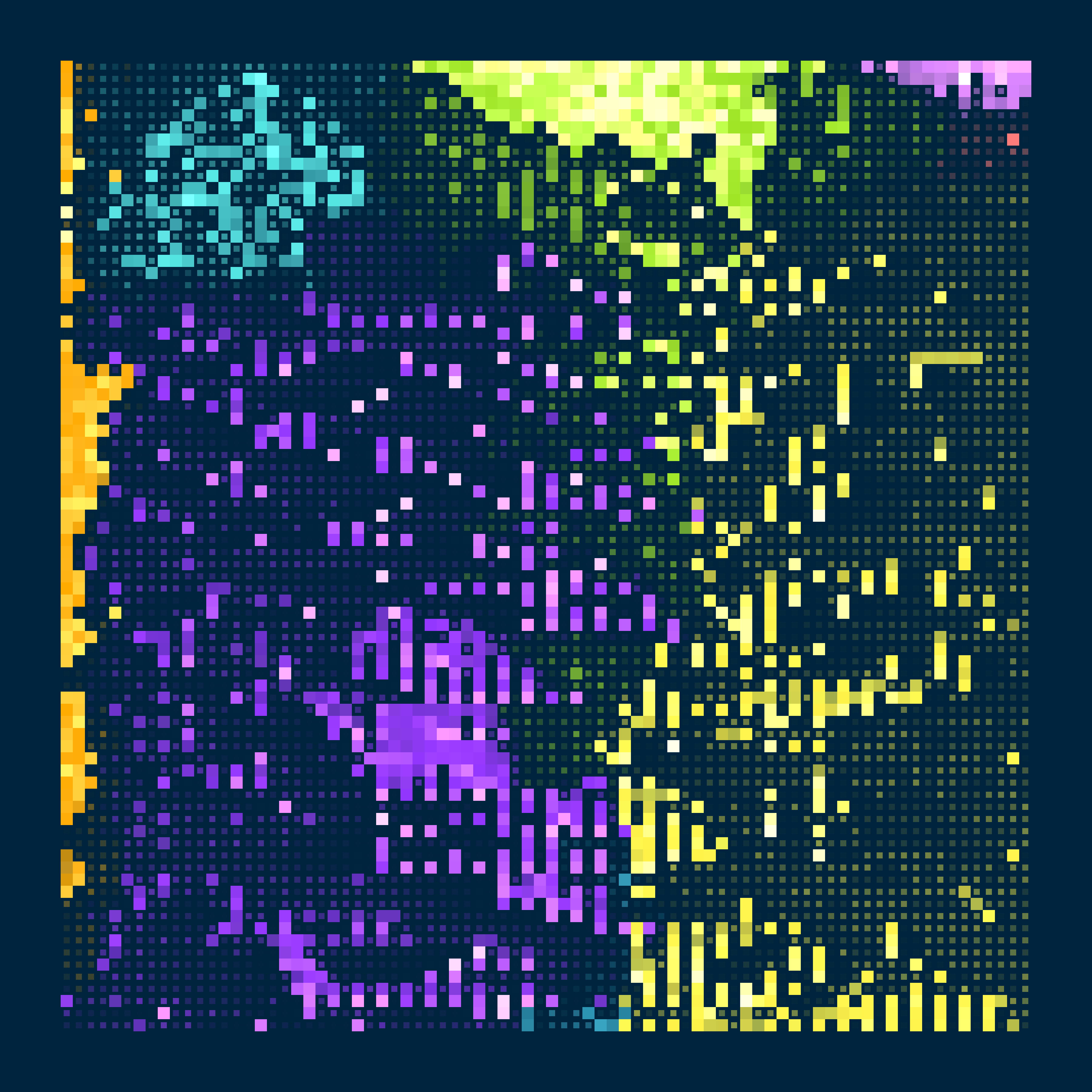 Pixel Blobs II #420 static NFT preview