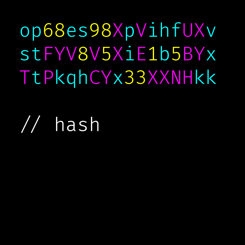 hash #127 static token preview