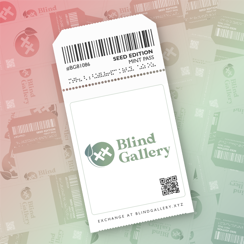 Blind Gallery Mint Pass (Seed Edition) #377 static NFT preview