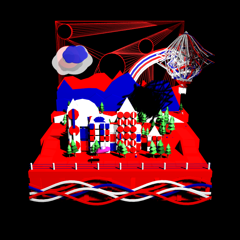 Paper Art 3D #87 static token preview