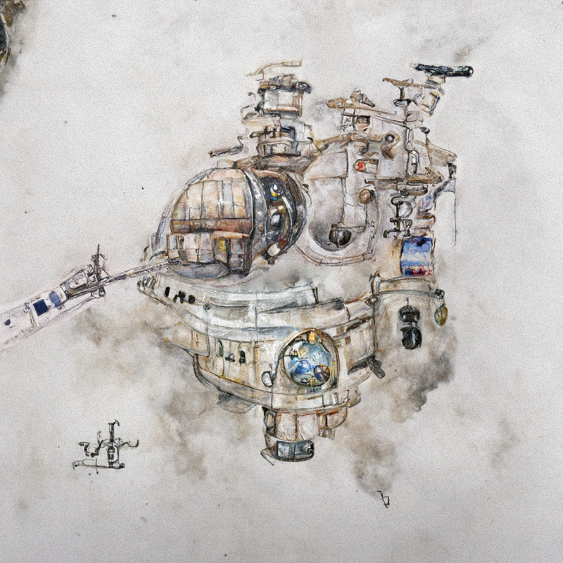 Utopian Space Castles #7 static token preview