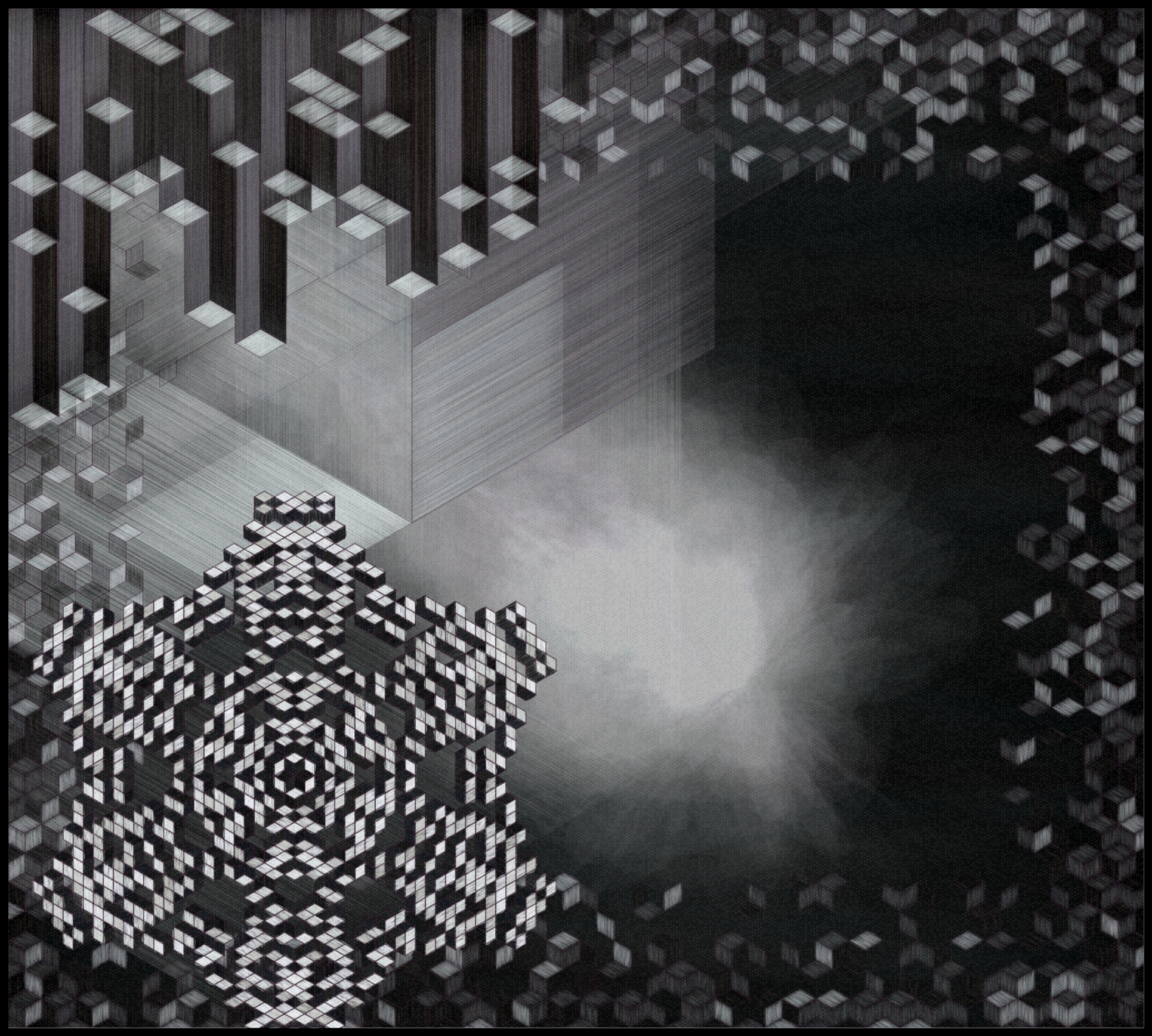 View From Our Window Depicted In Rhombuses #46 static NFT preview