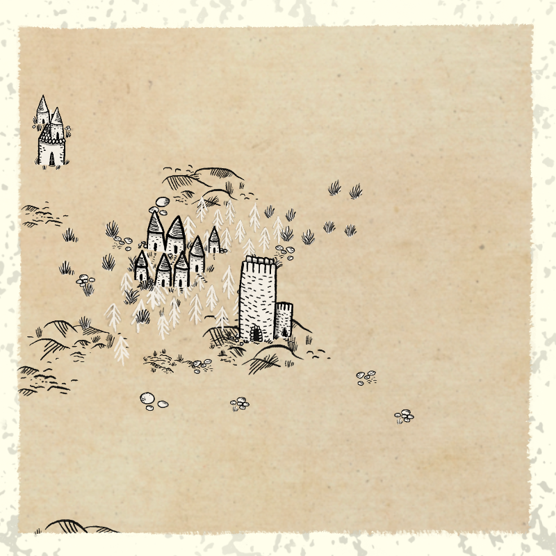 Medieval Village #72 static NFT preview