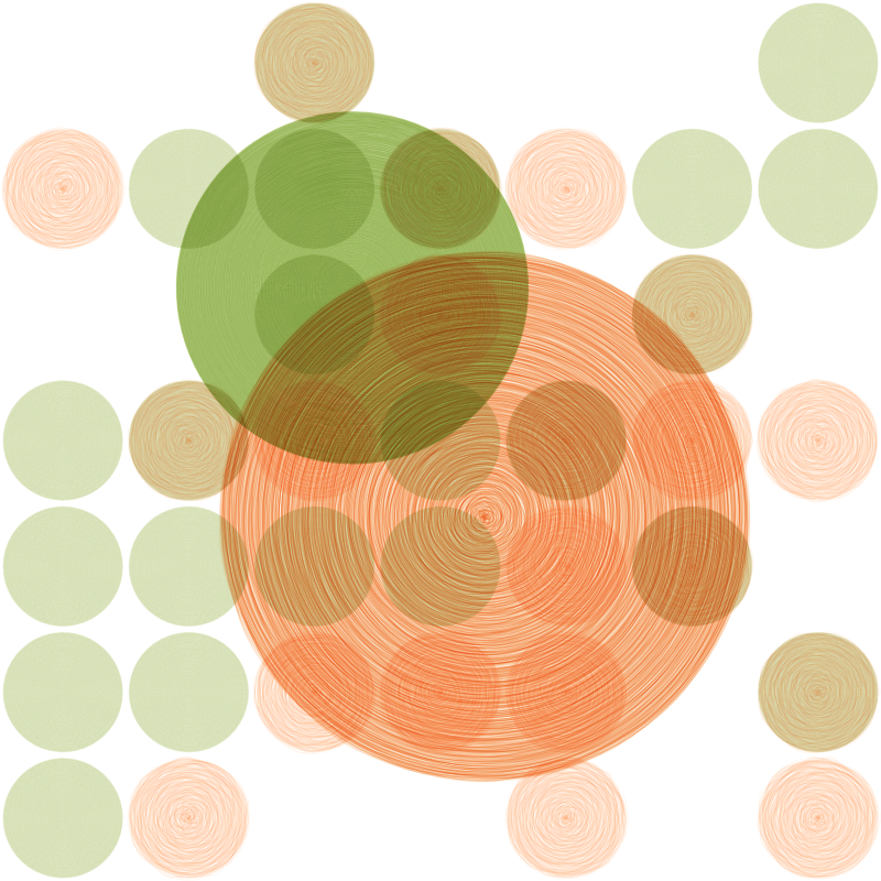 Brushed Circles #79 static NFT preview