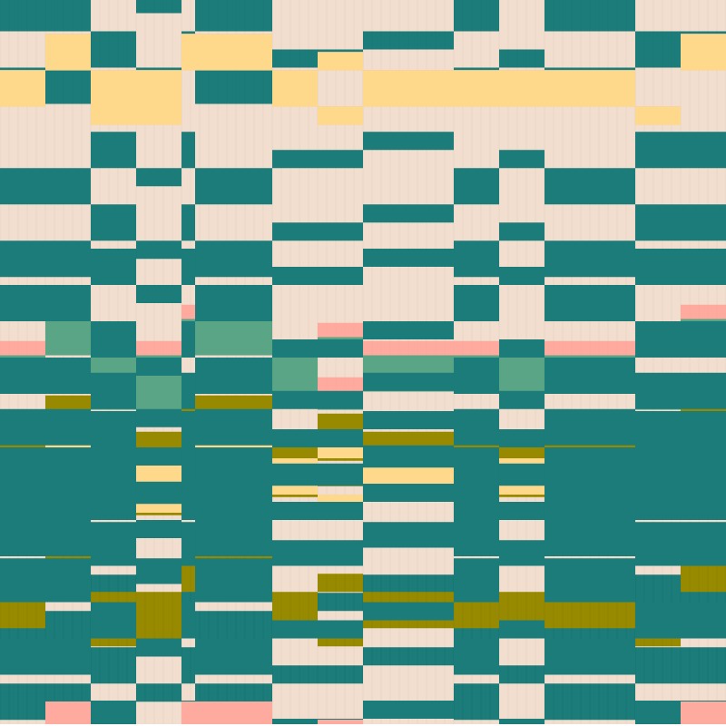 The Rhythms - Weave Bars #61 static NFT preview