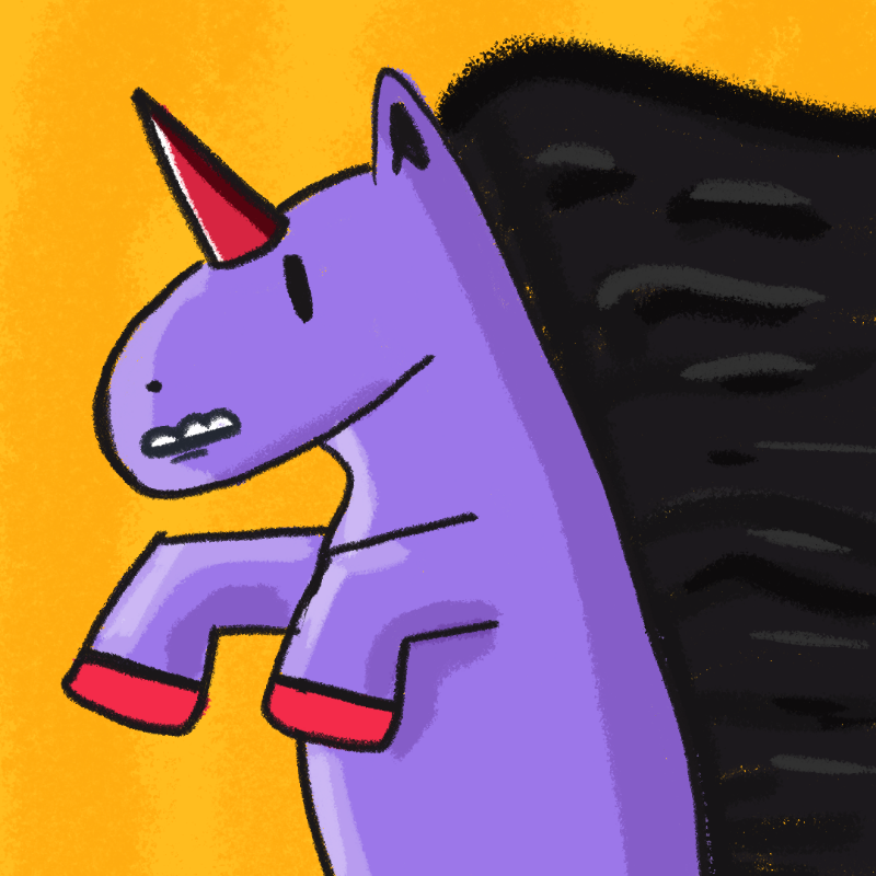 Peculiar unicornos #204 static token preview