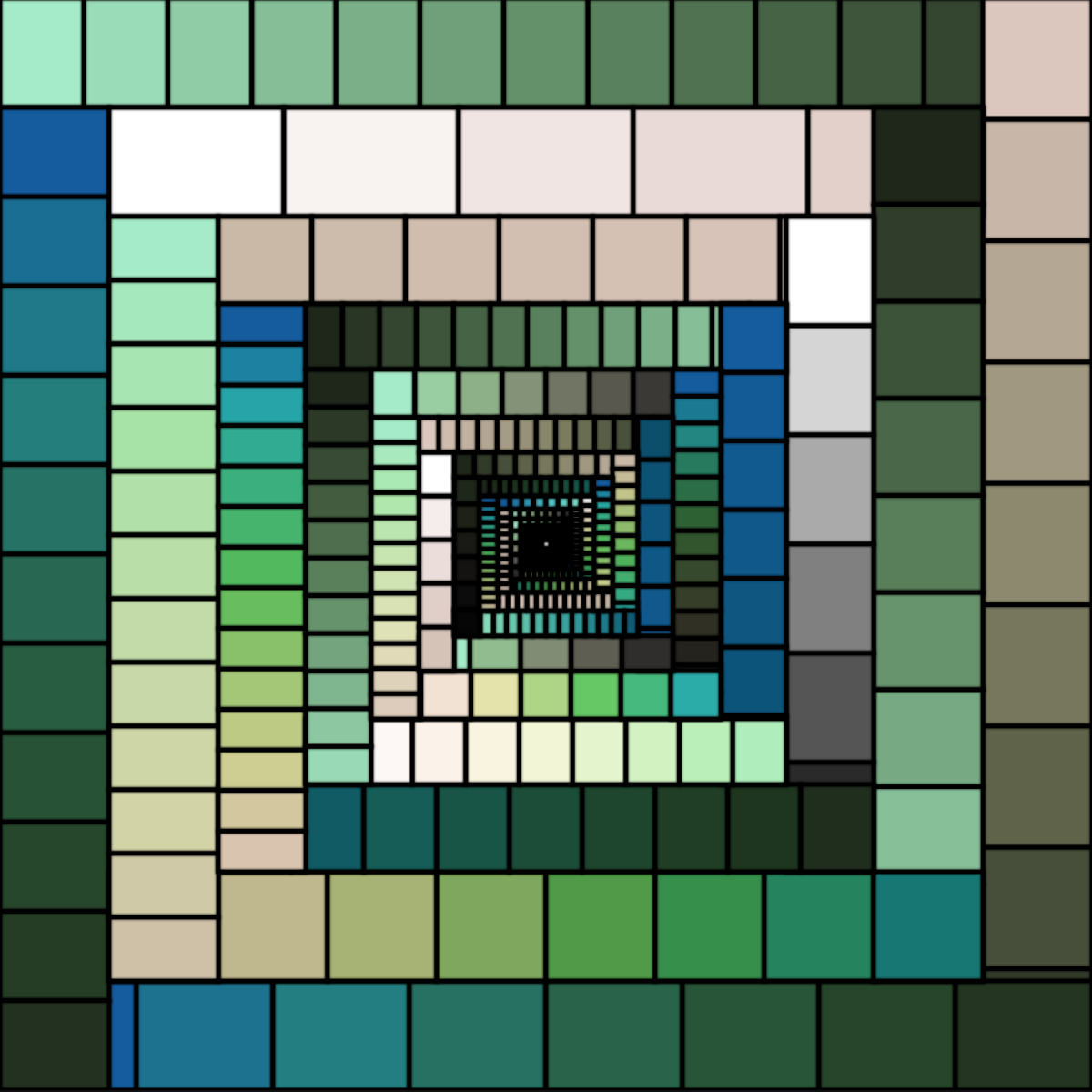 Tunnel light #45 static NFT preview