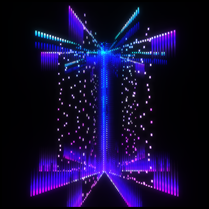 Toupie-Néon #124 static NFT preview