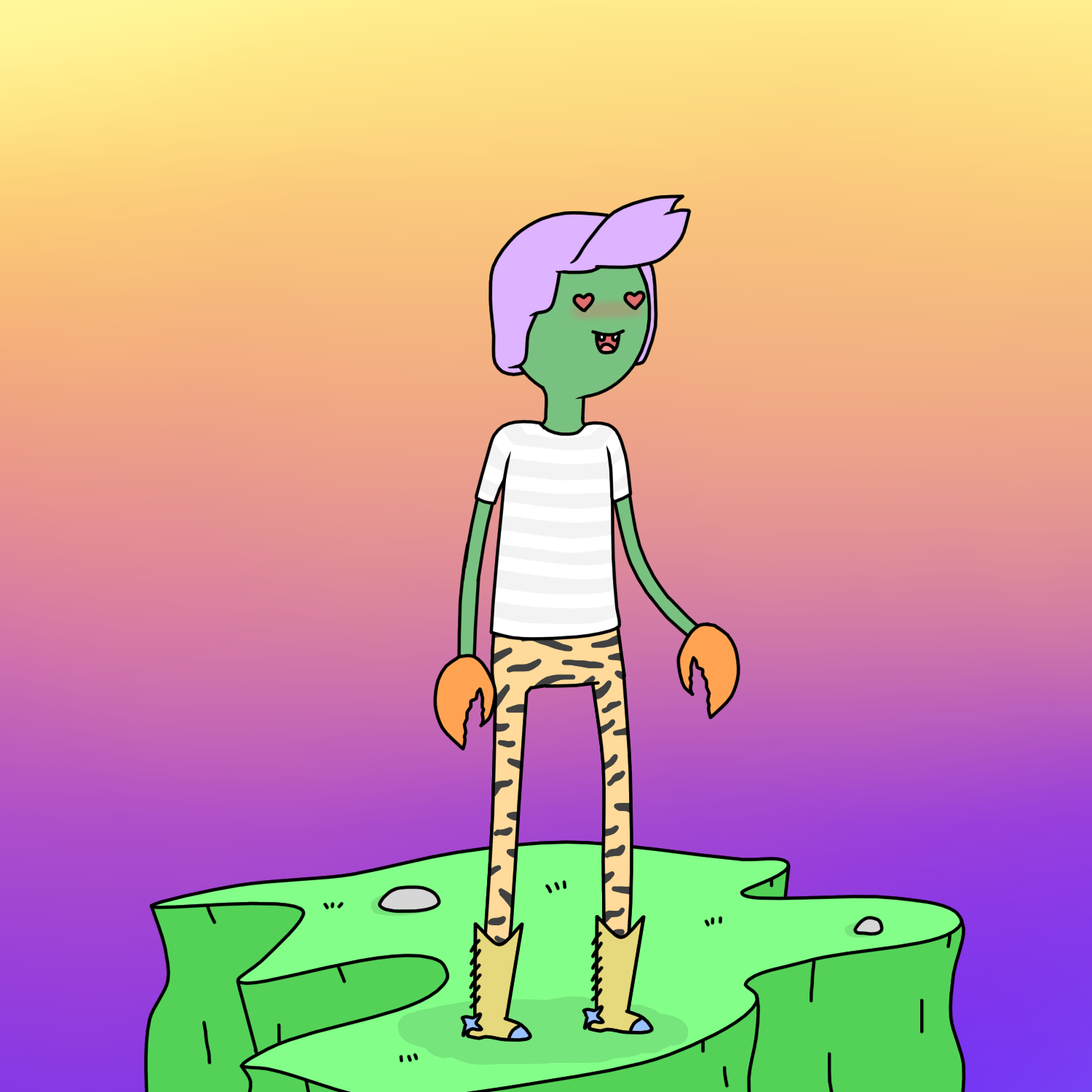Tezumie #1348 static NFT preview