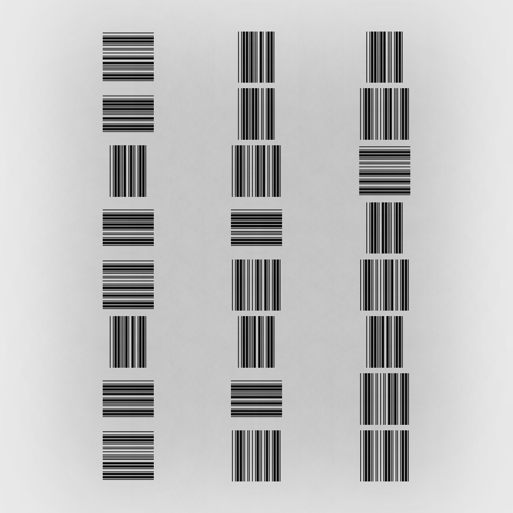 barcode(fxhash) #422 static NFT preview