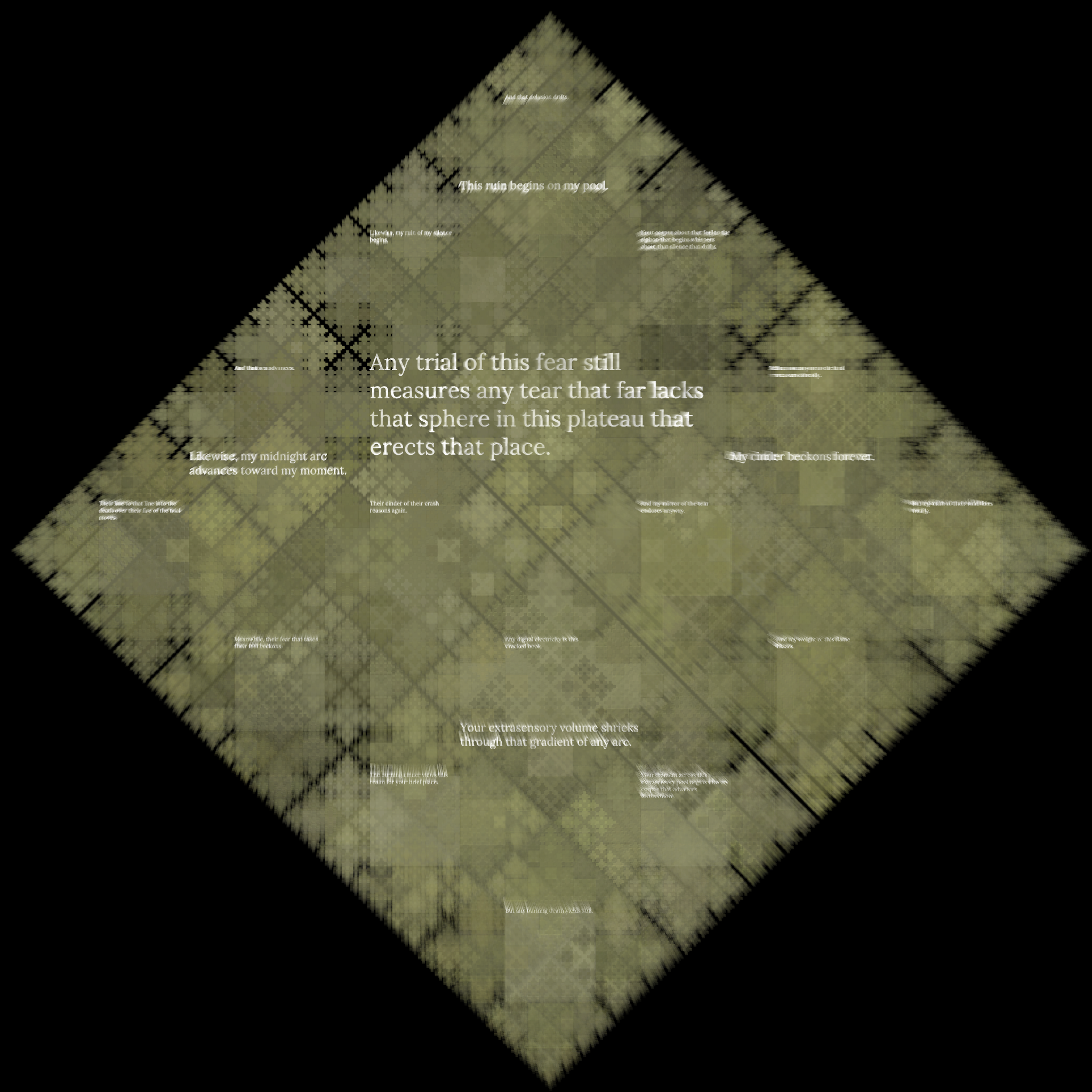 Diamond Fractal Fire #131 static token preview