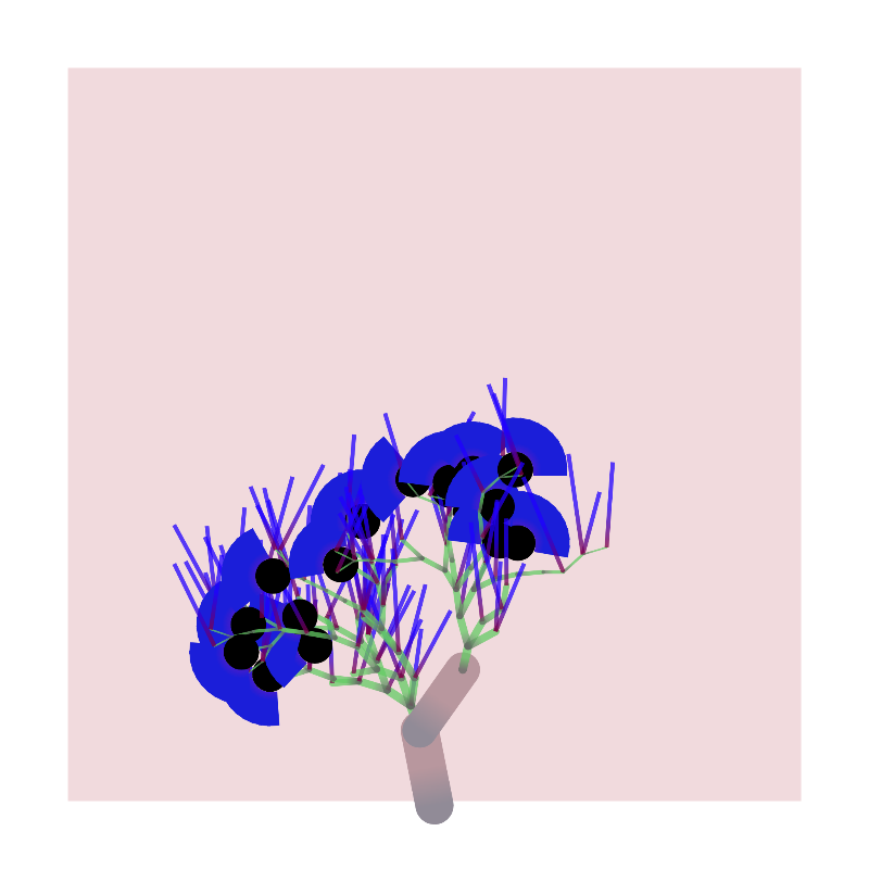 Some generative trees #17 static NFT preview