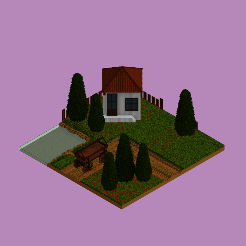 Pastel cottages #2 #6 static token preview