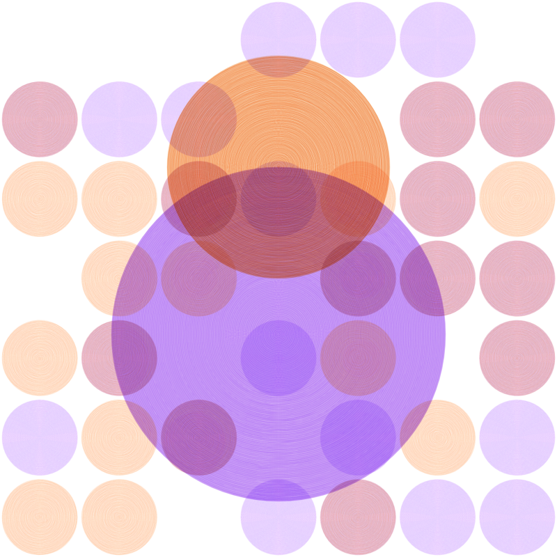 Brushed Circles #51 static token preview