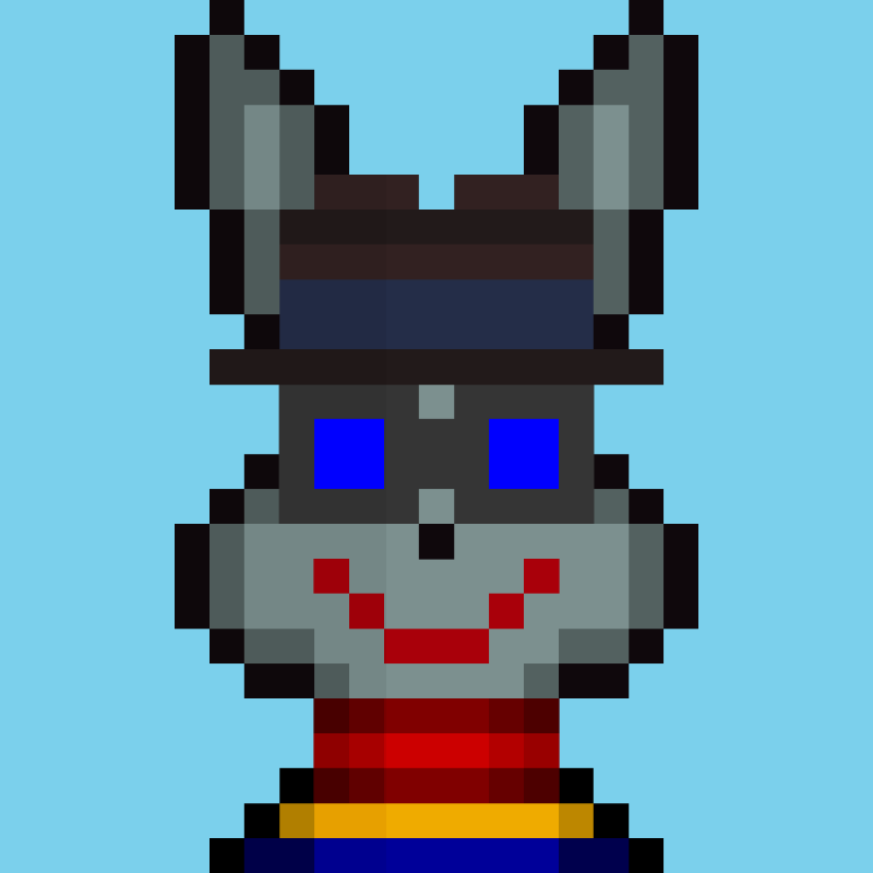 Morixels Rabbits #85 static NFT preview