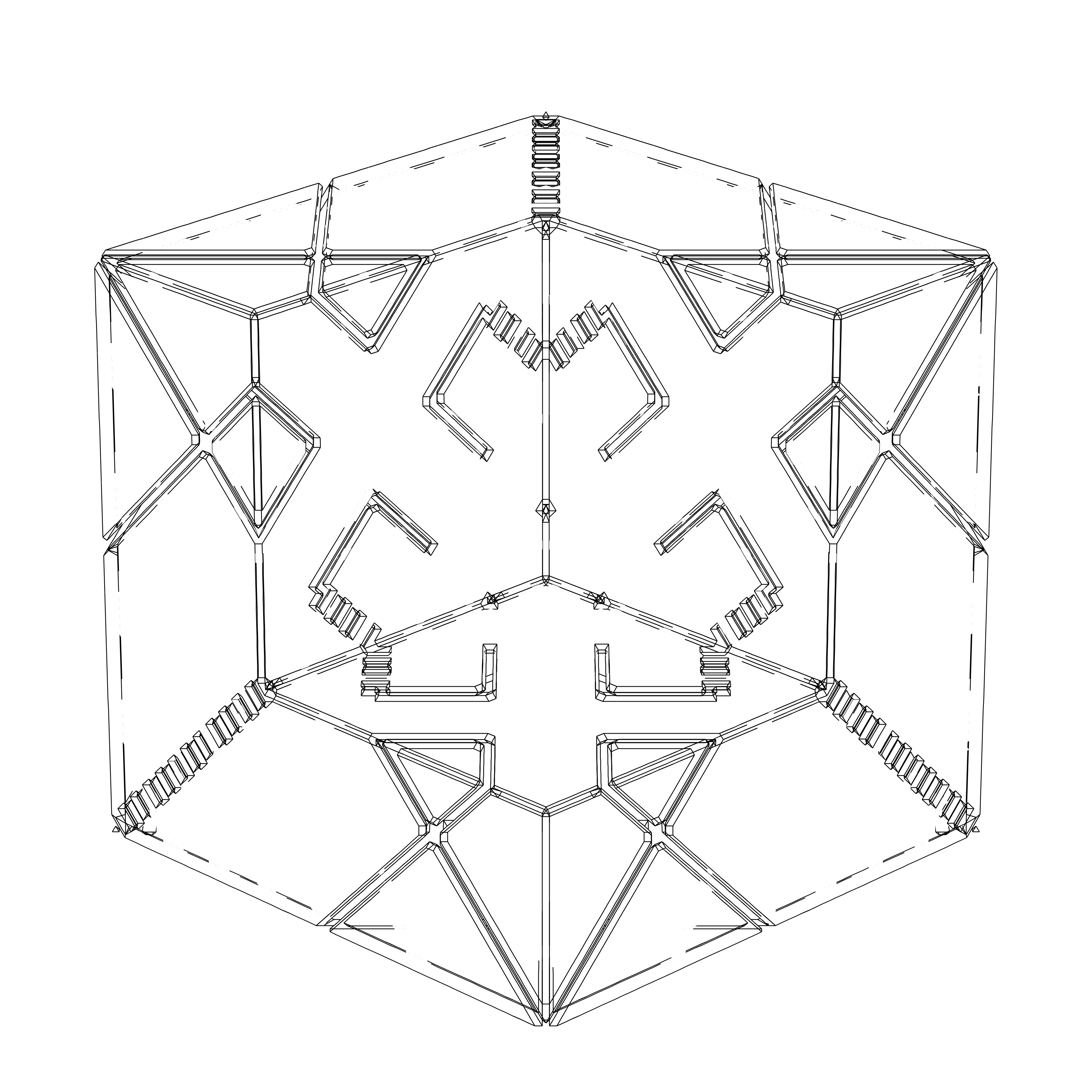 LL21 Alien Art Cube #540 static NFT preview