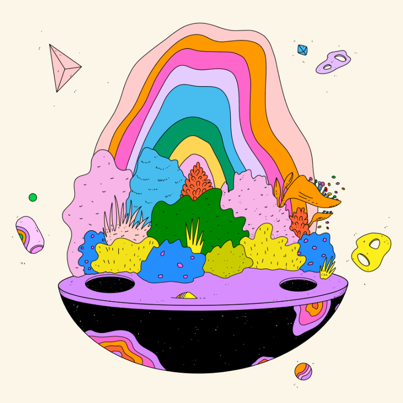 🌈🌴🪐 #95 static token preview