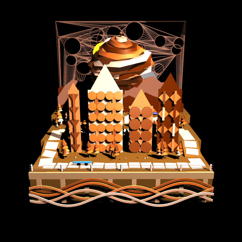 Paper Art 3D #32 static NFT preview