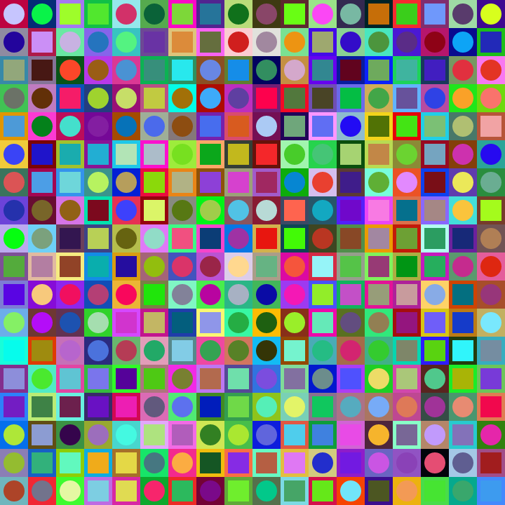 Square Dot Composition #231 static token preview