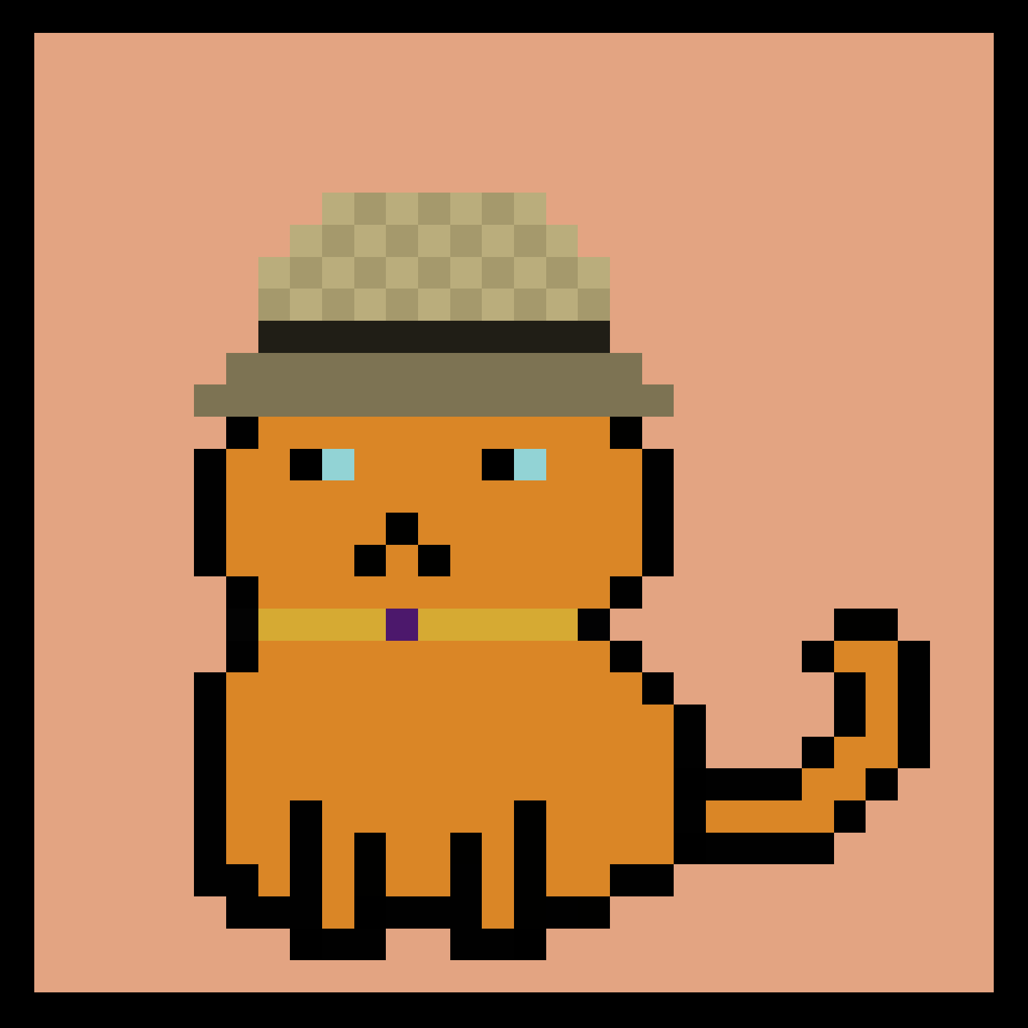 Lazy Kitties #1262 static NFT preview