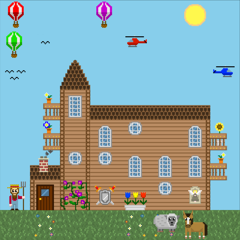 2D Mansion #195 static token preview