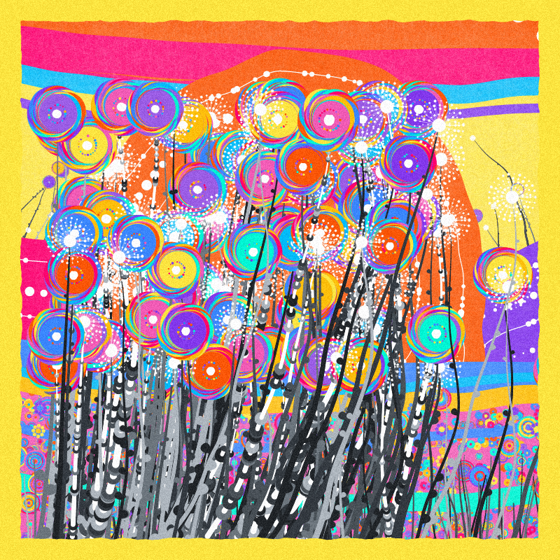 Hippy Flowers #51 static token preview