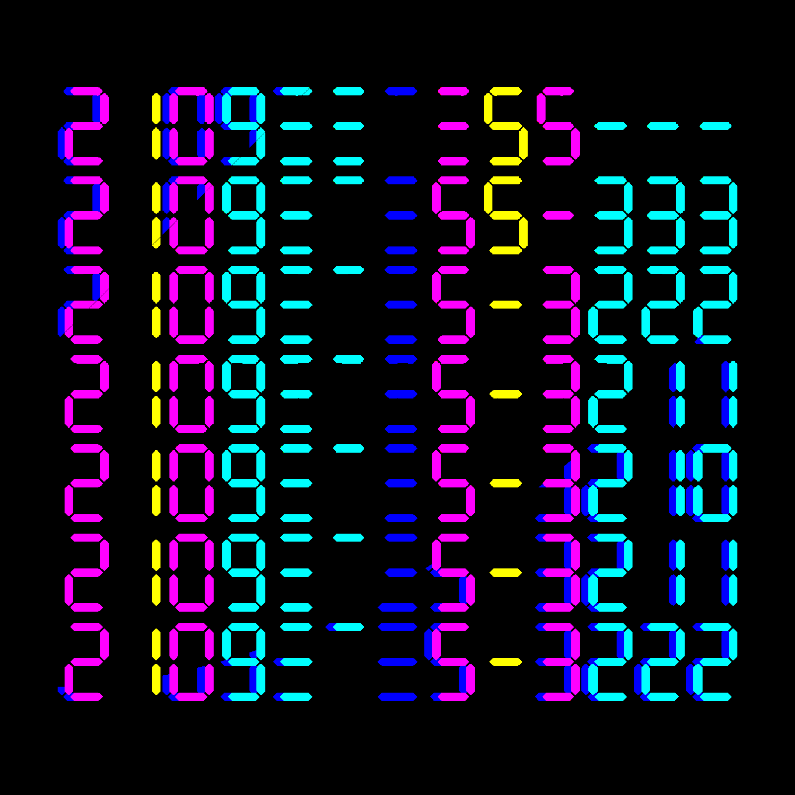 Digits #413 static NFT preview