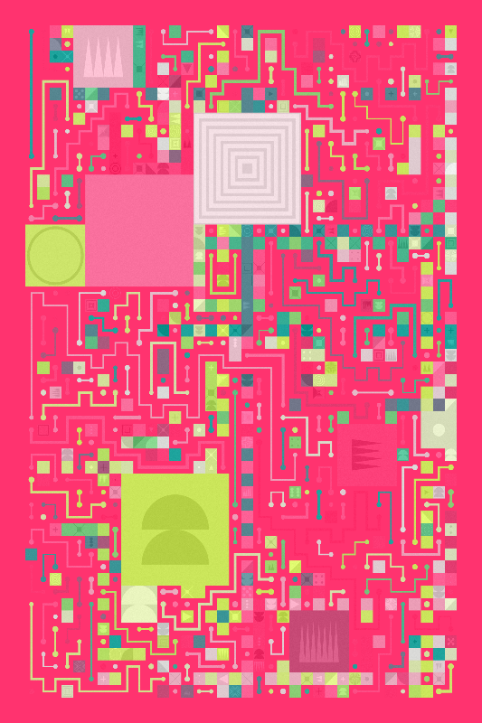 Scattered Pathways #199 static NFT preview