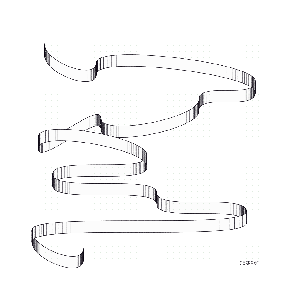 _ribbon study_ #113 static NFT preview