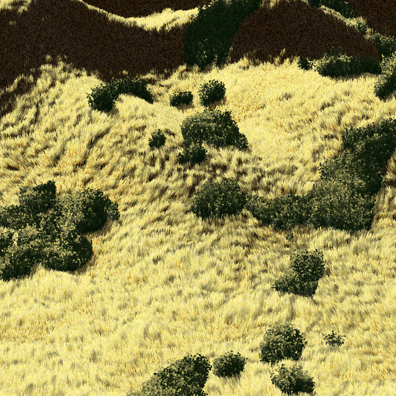 California Hills in Late Sun #152 static NFT preview