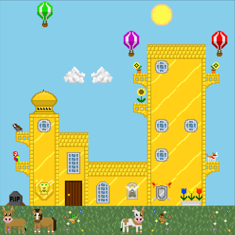 2D Mansion #957 static NFT preview