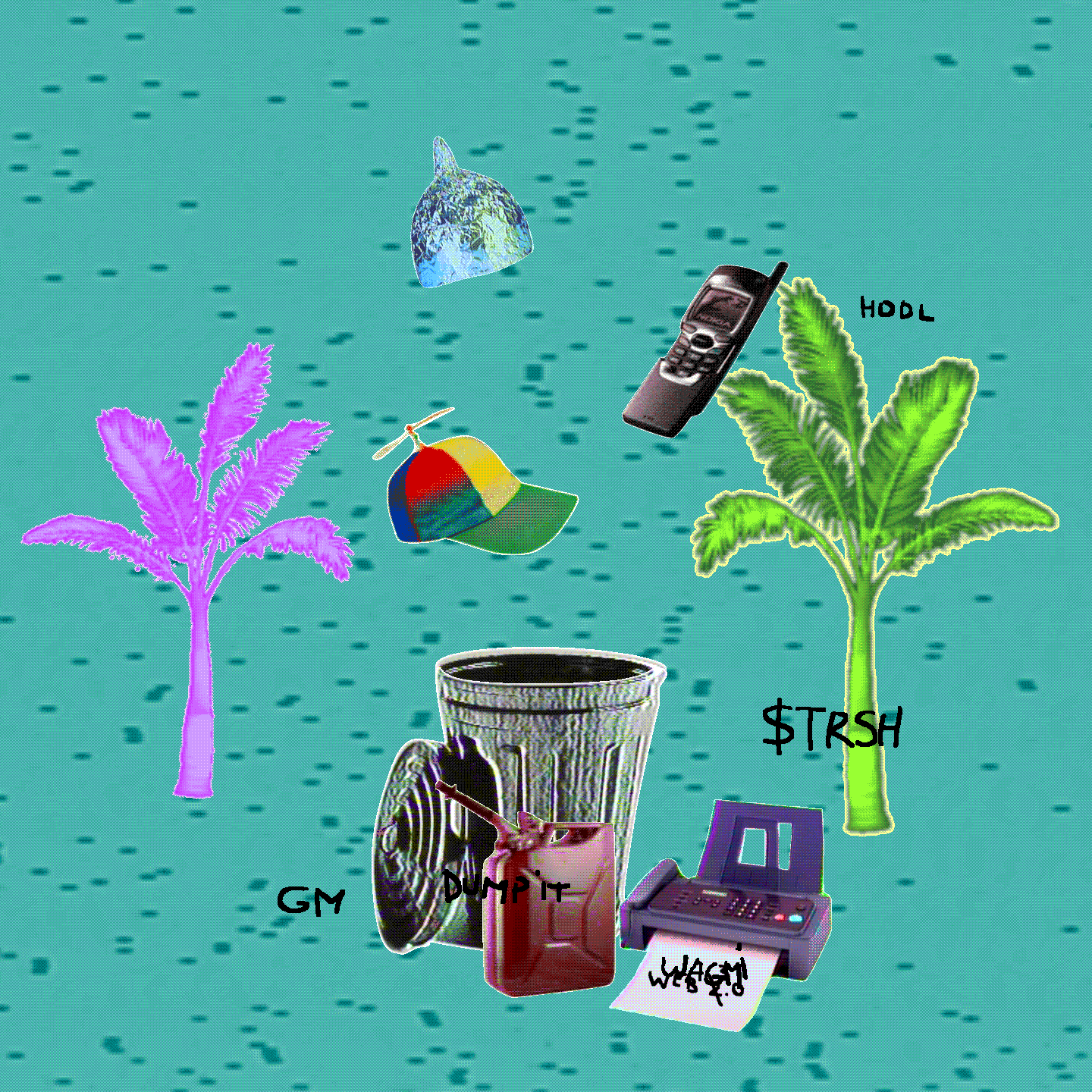 TRASH Erector V 1.0 #86 static NFT preview