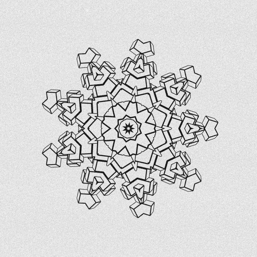 Monochrome Kaleido #321 static token preview