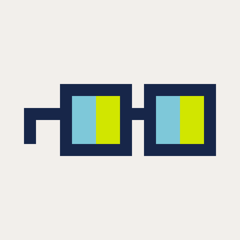 Coded Nouns Glasses #83 static token preview