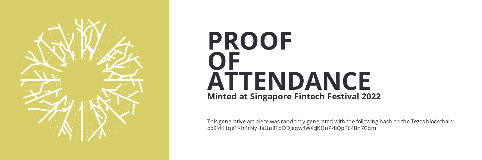 SFF2022 Proof of Attendance Token #1242 static token preview