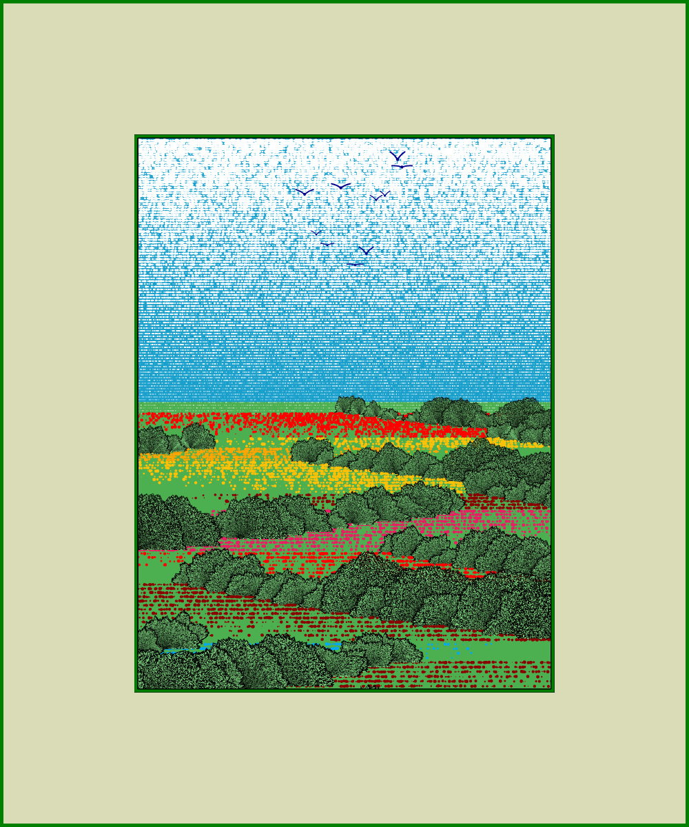 Fields of flowers #34 static token preview