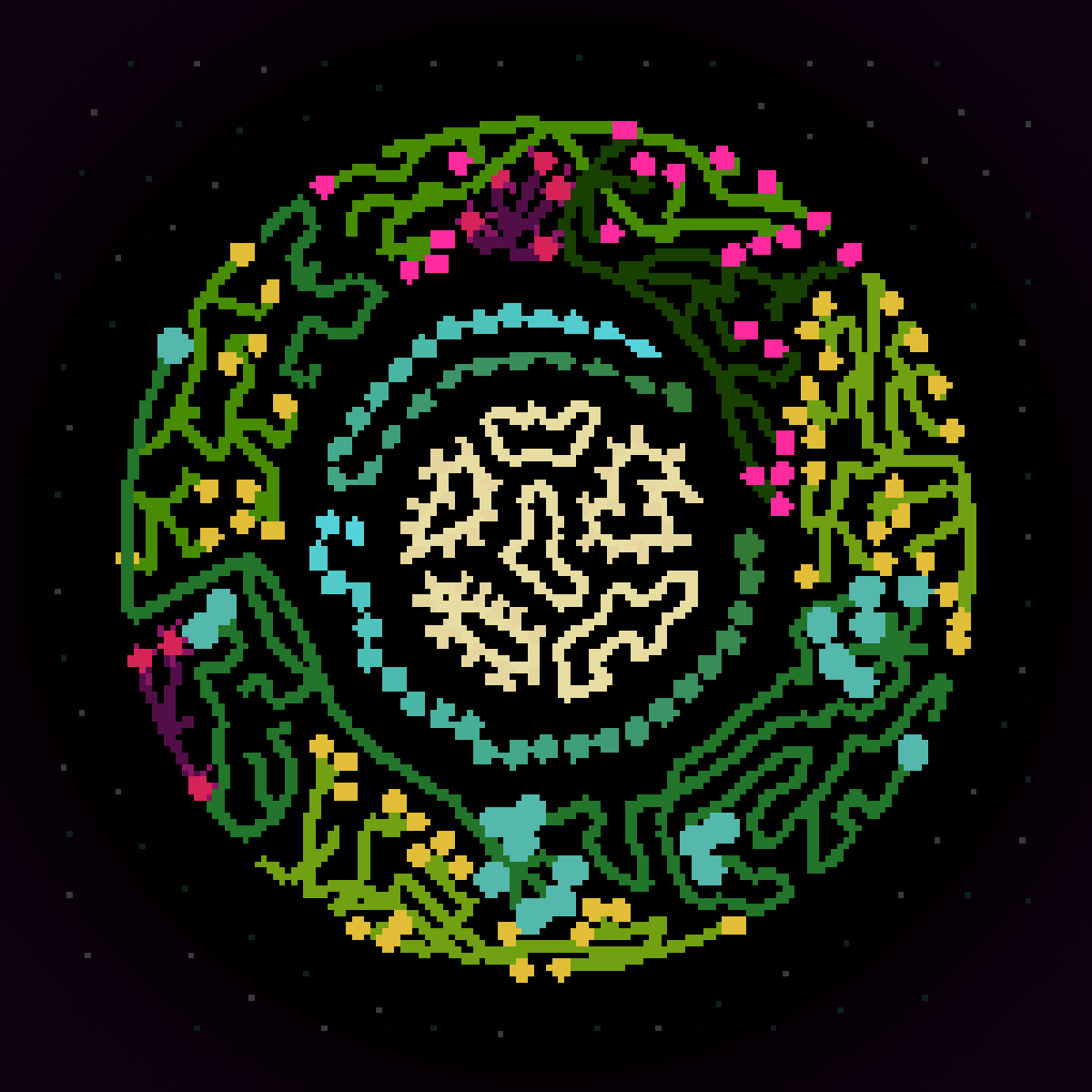 spaceplant #158 static NFT preview