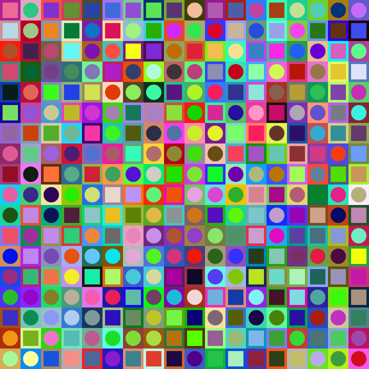 Square Dot Composition #108 static token preview