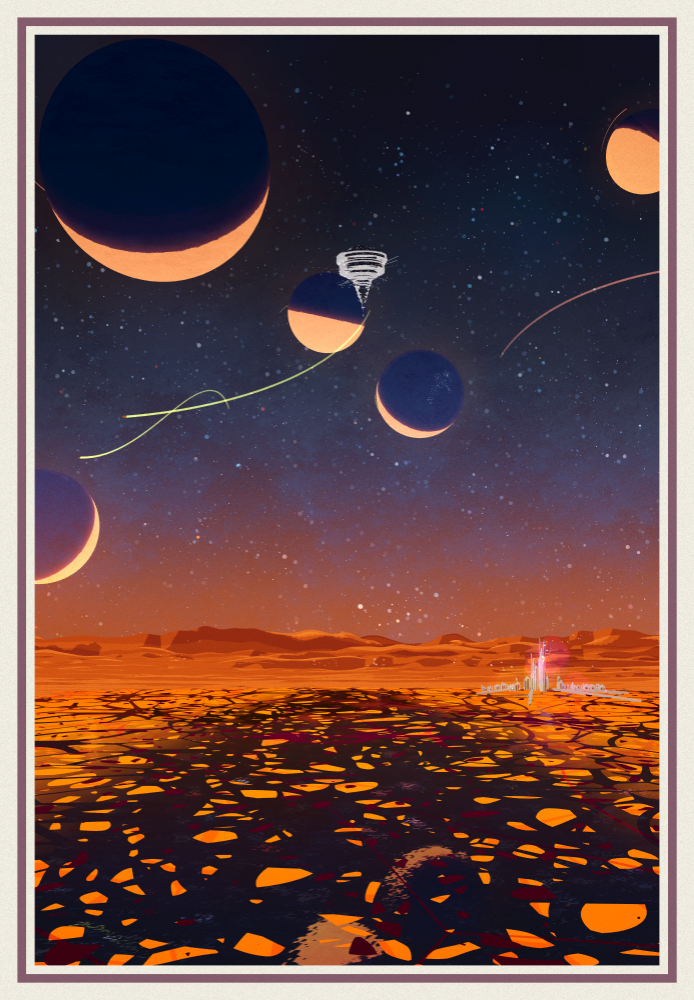 Visa to the stars #501 static NFT preview
