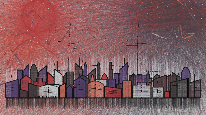 Connected City #54 static NFT preview