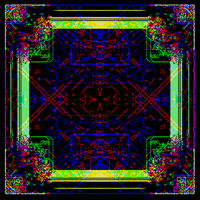octomatonRGB #78 static NFT preview